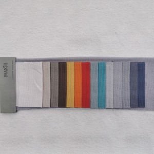 Tissu en lin en coton teint de fil BNT1902